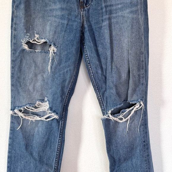 Reformation The Julia High Rise Cigarette Jean in Antigua Wash Distressed Sz 29 - Picture 5 of 15